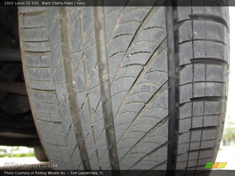 Black Cherry Pearl / Ivory 2003 Lexus GS 300