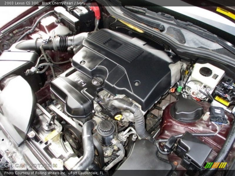 Black Cherry Pearl / Ivory 2003 Lexus GS 300