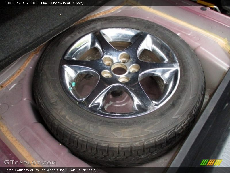 Black Cherry Pearl / Ivory 2003 Lexus GS 300