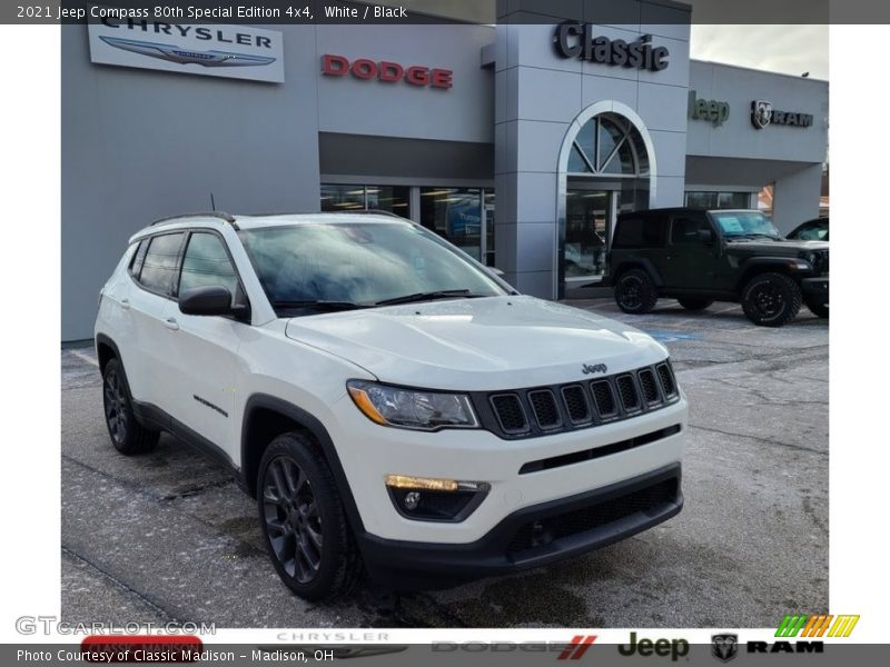 White / Black 2021 Jeep Compass 80th Special Edition 4x4