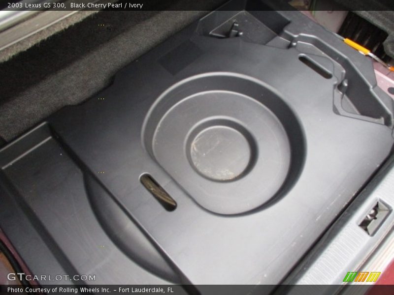 Black Cherry Pearl / Ivory 2003 Lexus GS 300