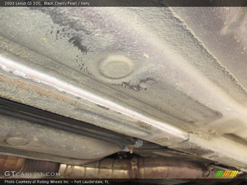 Black Cherry Pearl / Ivory 2003 Lexus GS 300