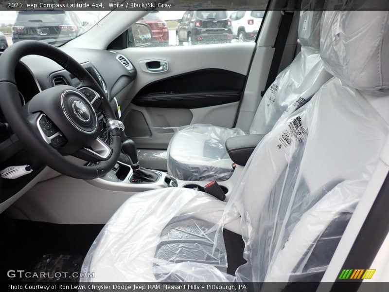 White / Black/Ski Gray 2021 Jeep Compass Latitude 4x4