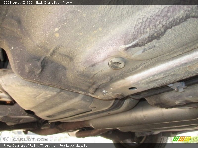 Black Cherry Pearl / Ivory 2003 Lexus GS 300