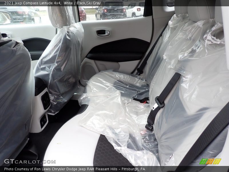 White / Black/Ski Gray 2021 Jeep Compass Latitude 4x4