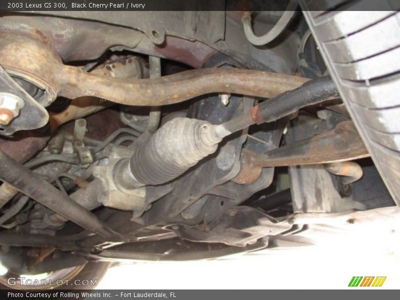 Black Cherry Pearl / Ivory 2003 Lexus GS 300