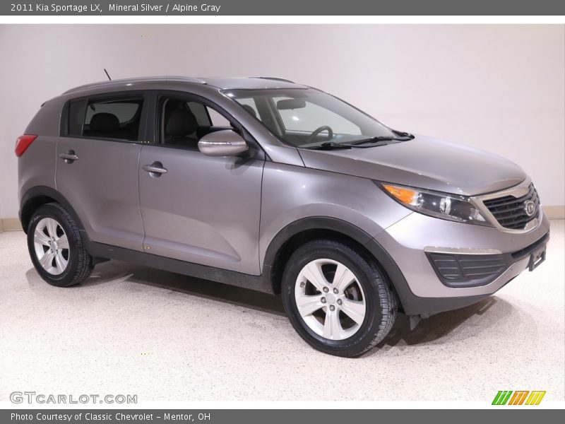 Mineral Silver / Alpine Gray 2011 Kia Sportage LX