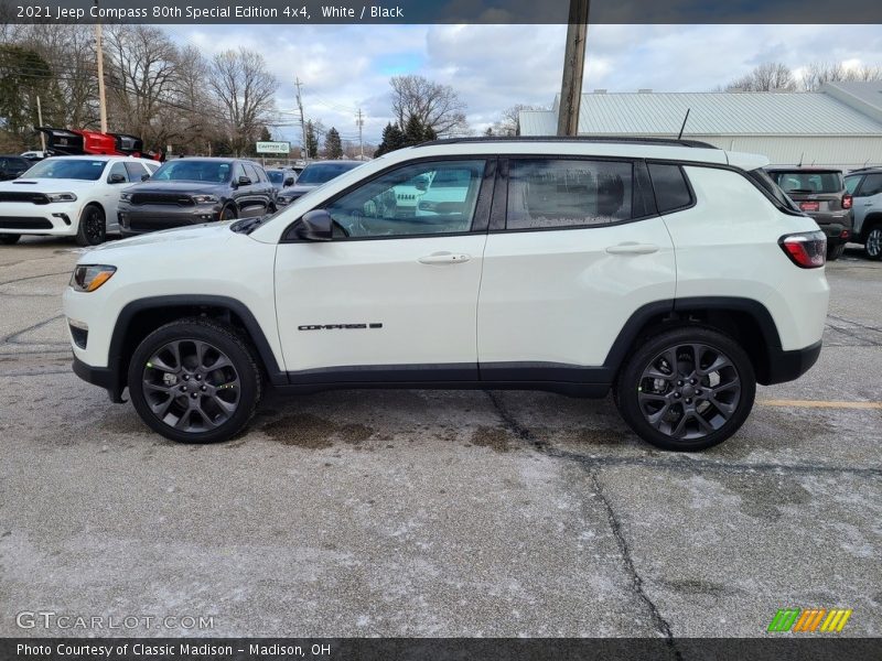 White / Black 2021 Jeep Compass 80th Special Edition 4x4