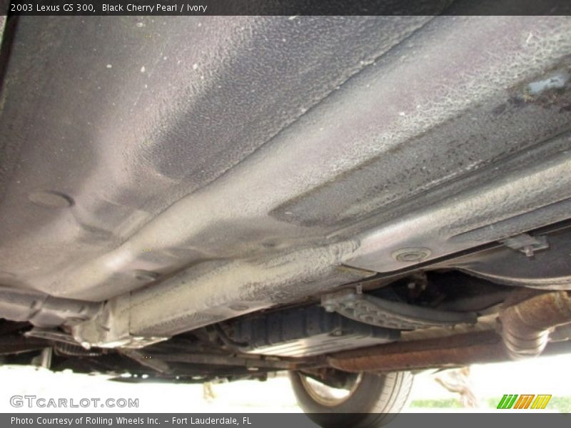 Black Cherry Pearl / Ivory 2003 Lexus GS 300