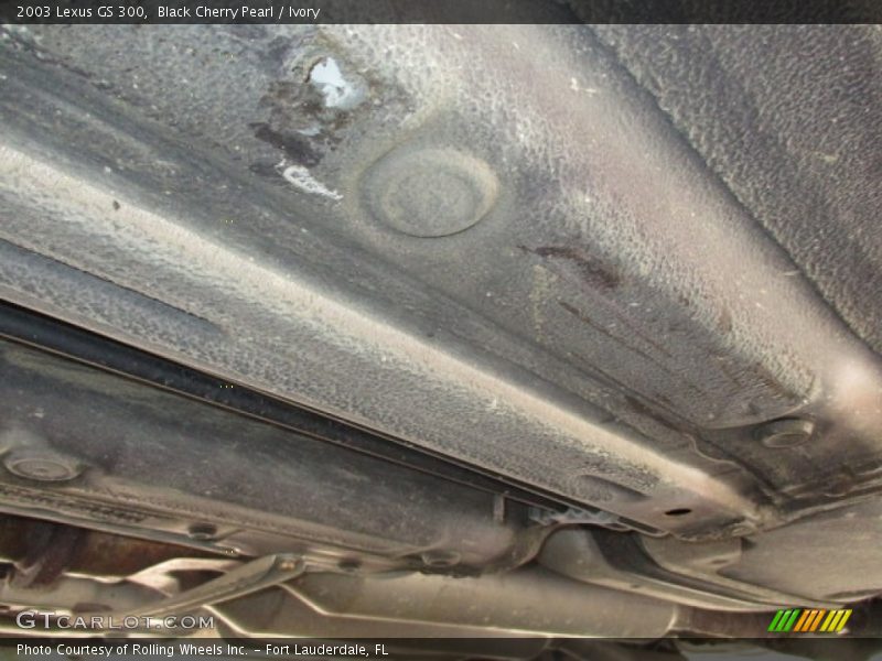 Black Cherry Pearl / Ivory 2003 Lexus GS 300
