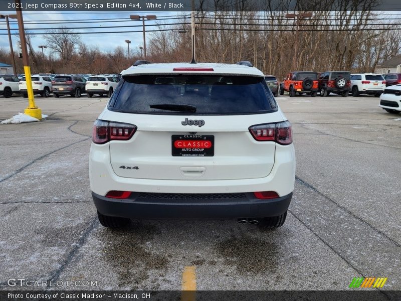 White / Black 2021 Jeep Compass 80th Special Edition 4x4