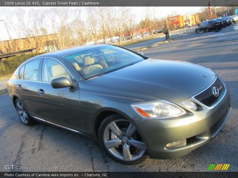 Cypress Green Pearl / Cashmere 2006 Lexus GS 430