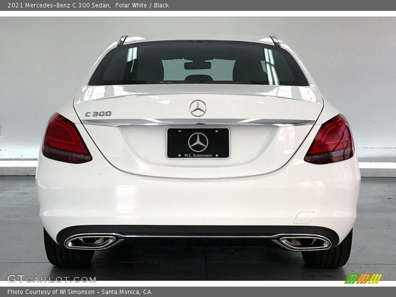 Polar White / Black 2021 Mercedes-Benz C 300 Sedan