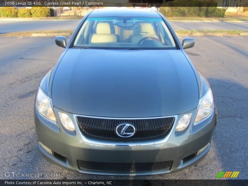 Cypress Green Pearl / Cashmere 2006 Lexus GS 430