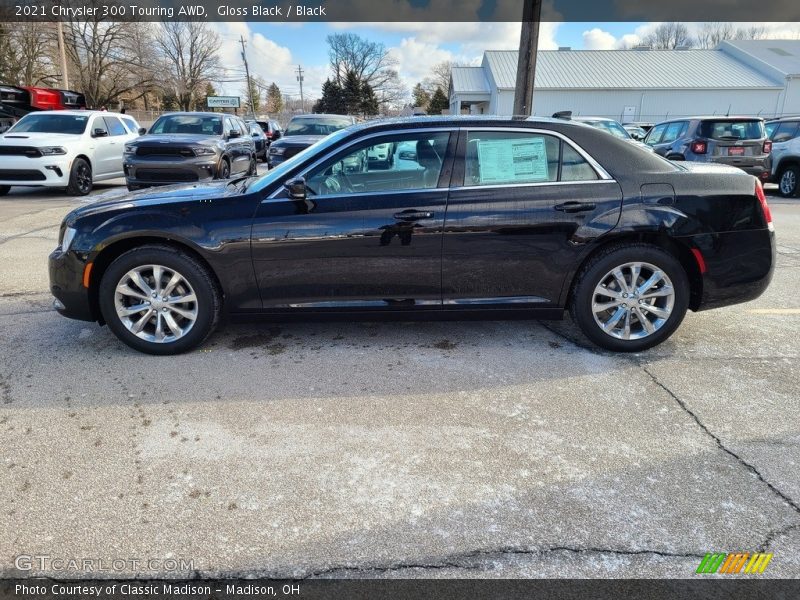 Gloss Black / Black 2021 Chrysler 300 Touring AWD