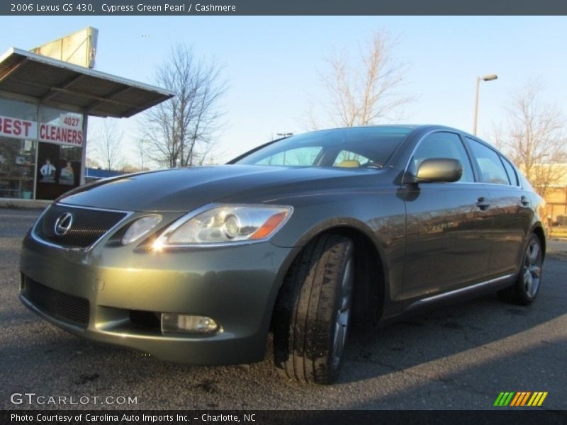 Cypress Green Pearl / Cashmere 2006 Lexus GS 430