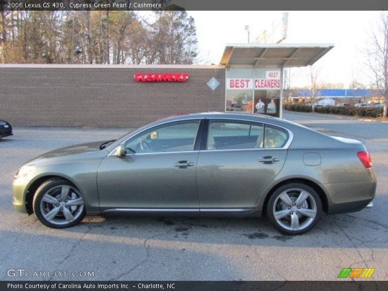 Cypress Green Pearl / Cashmere 2006 Lexus GS 430