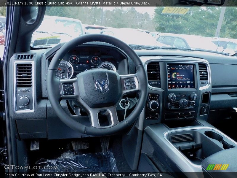 Granite Crystal Metallic / Diesel Gray/Black 2021 Ram 1500 Classic Quad Cab 4x4