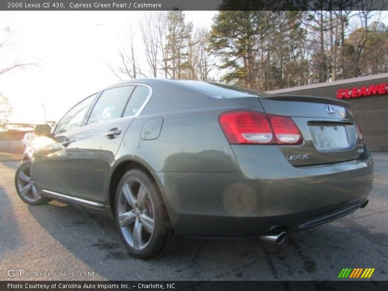 Cypress Green Pearl / Cashmere 2006 Lexus GS 430