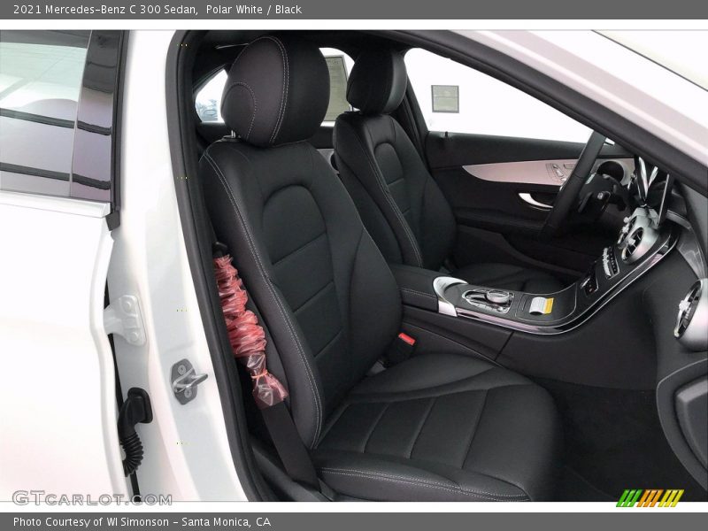 Polar White / Black 2021 Mercedes-Benz C 300 Sedan