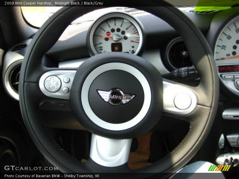 Midnight Black / Black/Grey 2009 Mini Cooper Hardtop