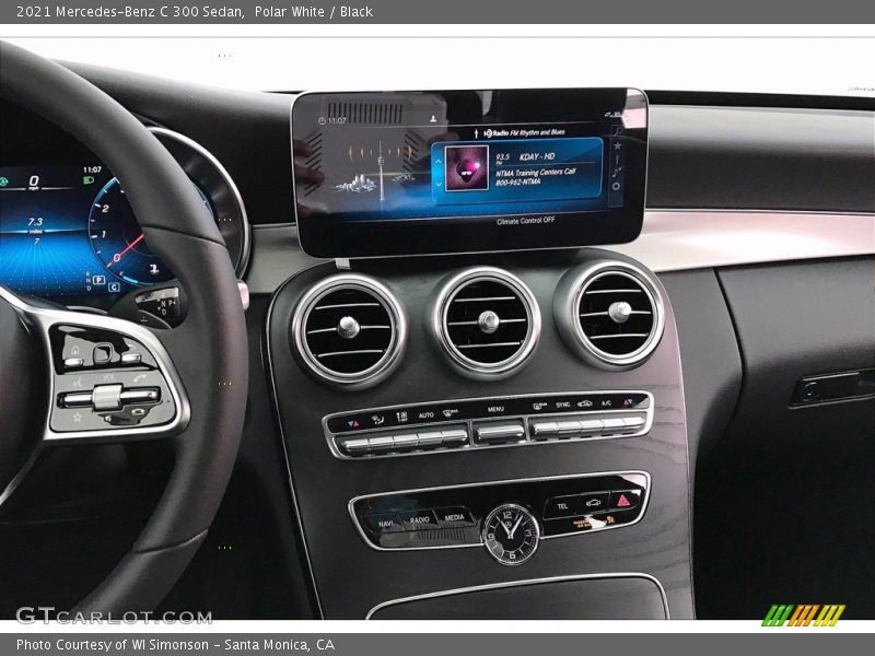 Polar White / Black 2021 Mercedes-Benz C 300 Sedan