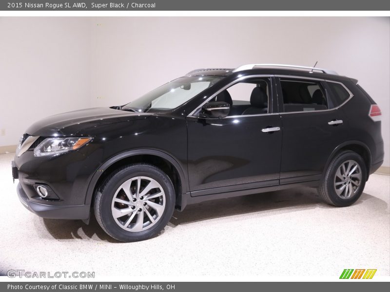 Super Black / Charcoal 2015 Nissan Rogue SL AWD