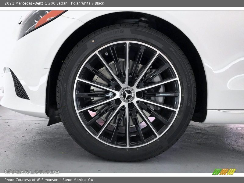 Polar White / Black 2021 Mercedes-Benz C 300 Sedan