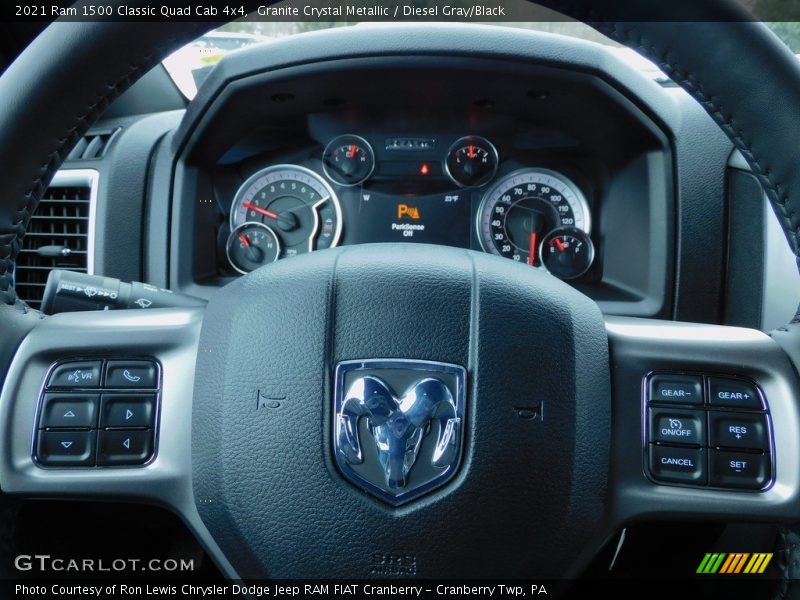 Granite Crystal Metallic / Diesel Gray/Black 2021 Ram 1500 Classic Quad Cab 4x4