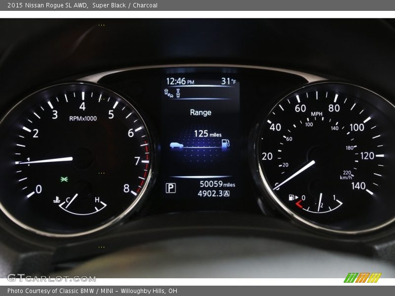 Super Black / Charcoal 2015 Nissan Rogue SL AWD