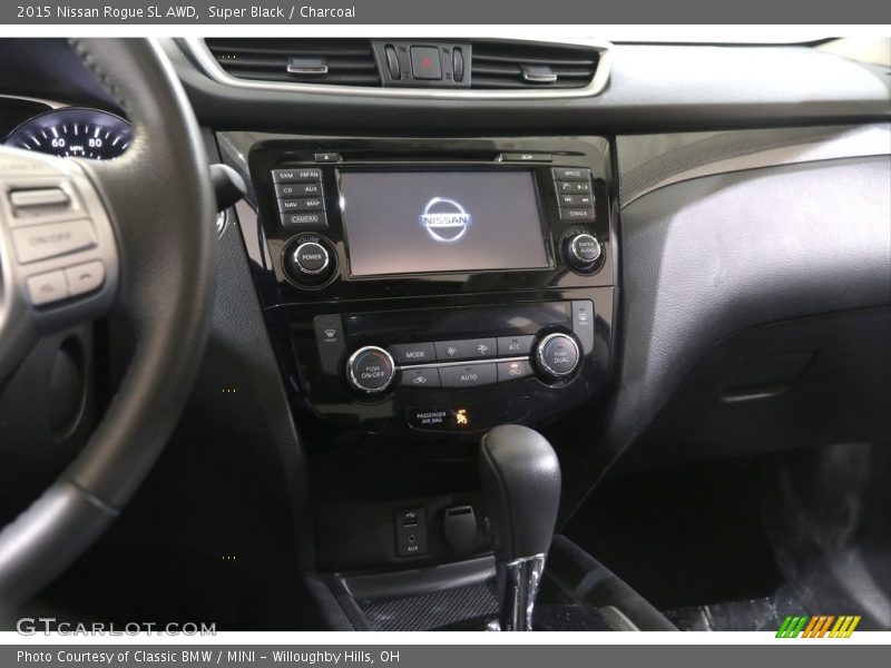 Super Black / Charcoal 2015 Nissan Rogue SL AWD