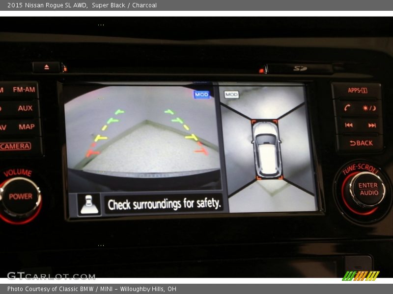 Super Black / Charcoal 2015 Nissan Rogue SL AWD