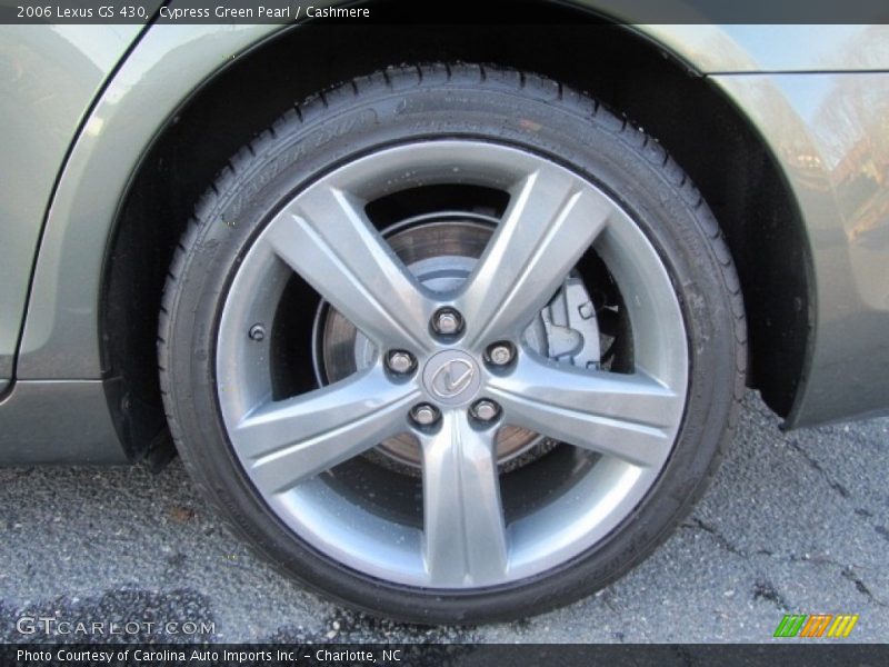 Cypress Green Pearl / Cashmere 2006 Lexus GS 430