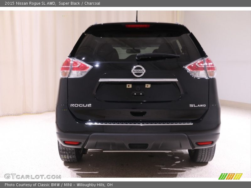 Super Black / Charcoal 2015 Nissan Rogue SL AWD