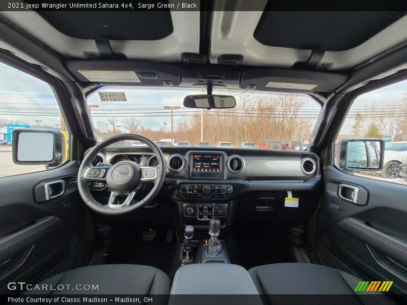 Sarge Green / Black 2021 Jeep Wrangler Unlimited Sahara 4x4