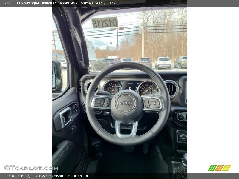 Sarge Green / Black 2021 Jeep Wrangler Unlimited Sahara 4x4