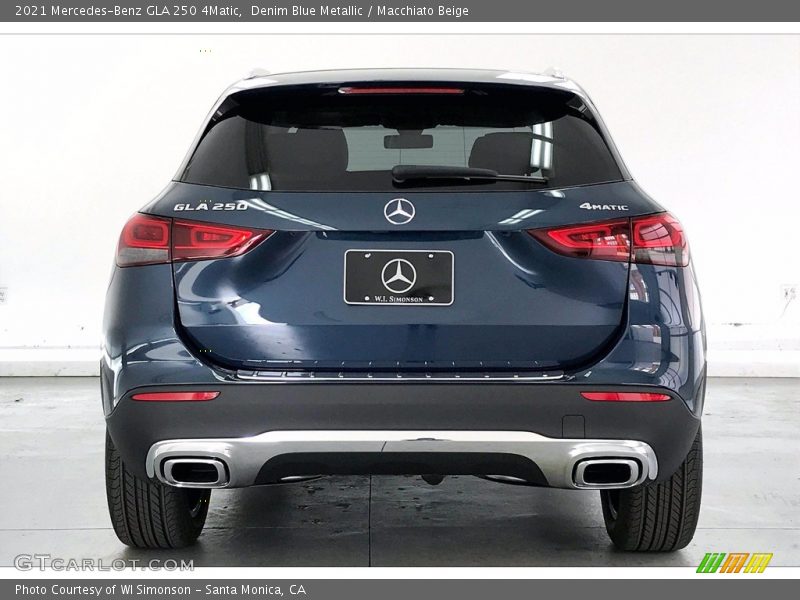 Denim Blue Metallic / Macchiato Beige 2021 Mercedes-Benz GLA 250 4Matic