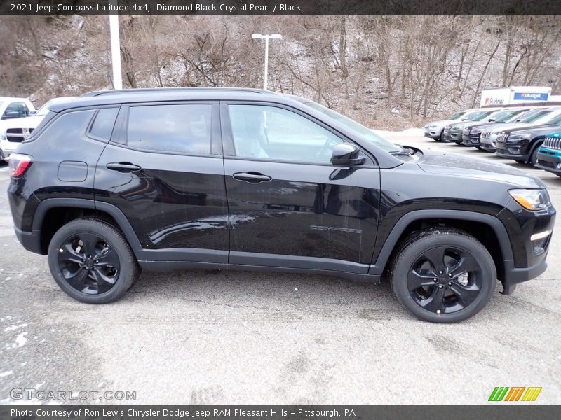 Diamond Black Crystal Pearl / Black 2021 Jeep Compass Latitude 4x4