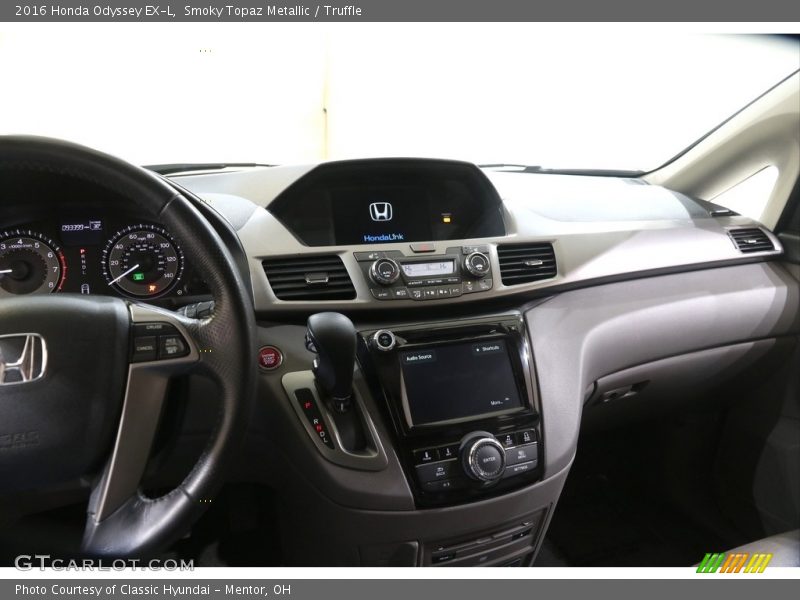 Smoky Topaz Metallic / Truffle 2016 Honda Odyssey EX-L