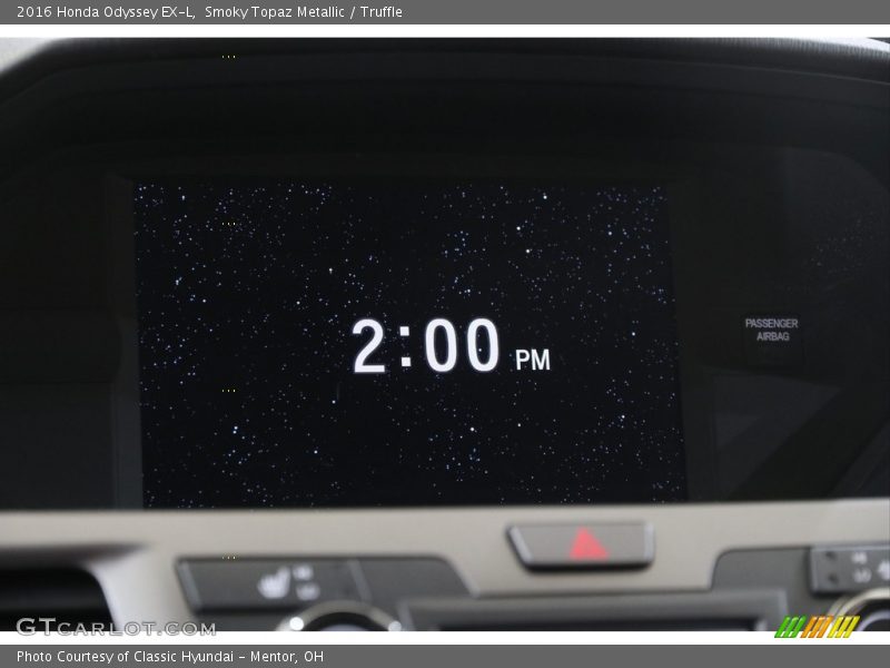 Smoky Topaz Metallic / Truffle 2016 Honda Odyssey EX-L