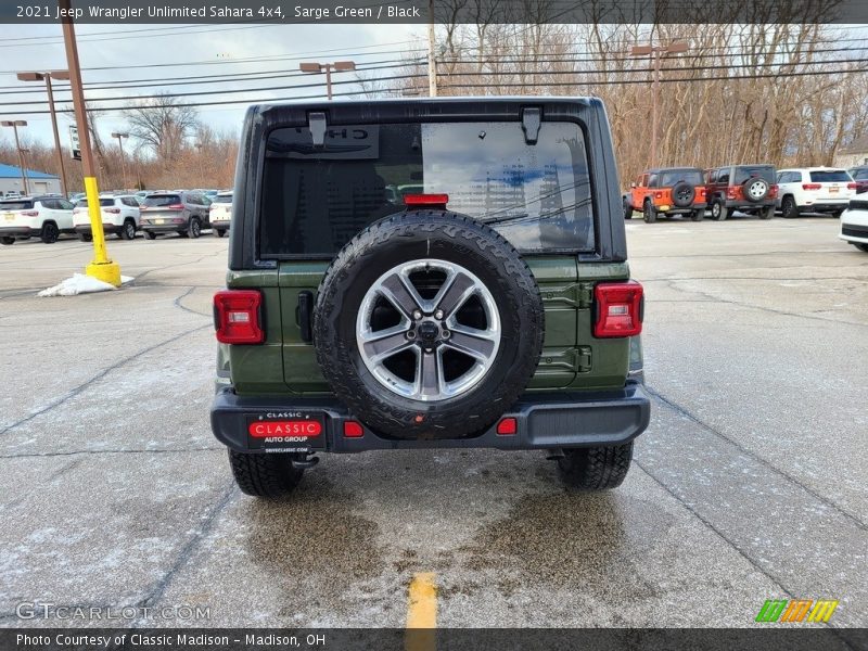 Sarge Green / Black 2021 Jeep Wrangler Unlimited Sahara 4x4