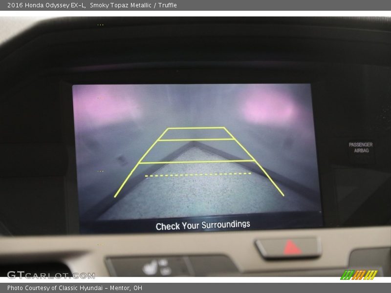 Smoky Topaz Metallic / Truffle 2016 Honda Odyssey EX-L