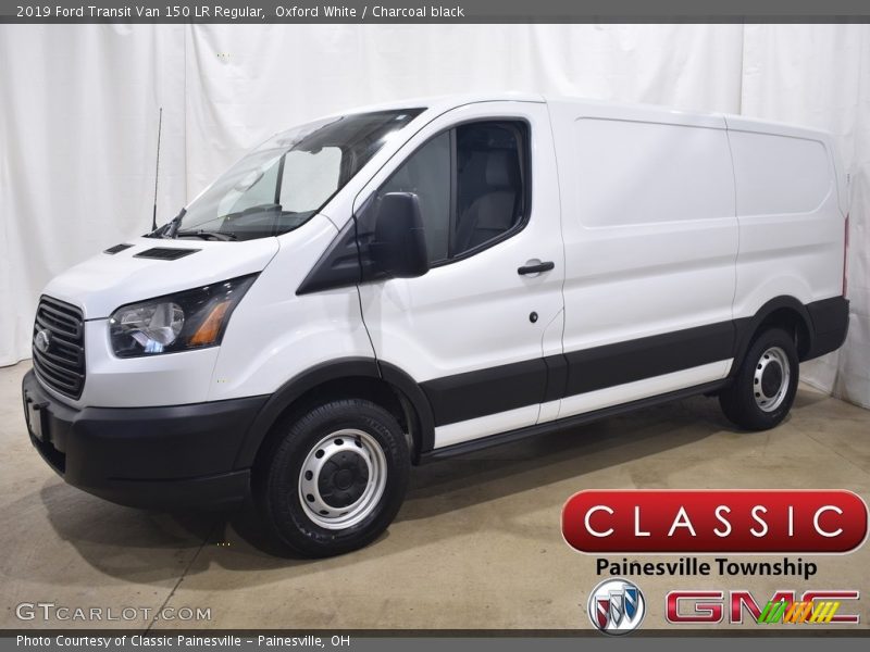 Oxford White / Charcoal black 2019 Ford Transit Van 150 LR Regular