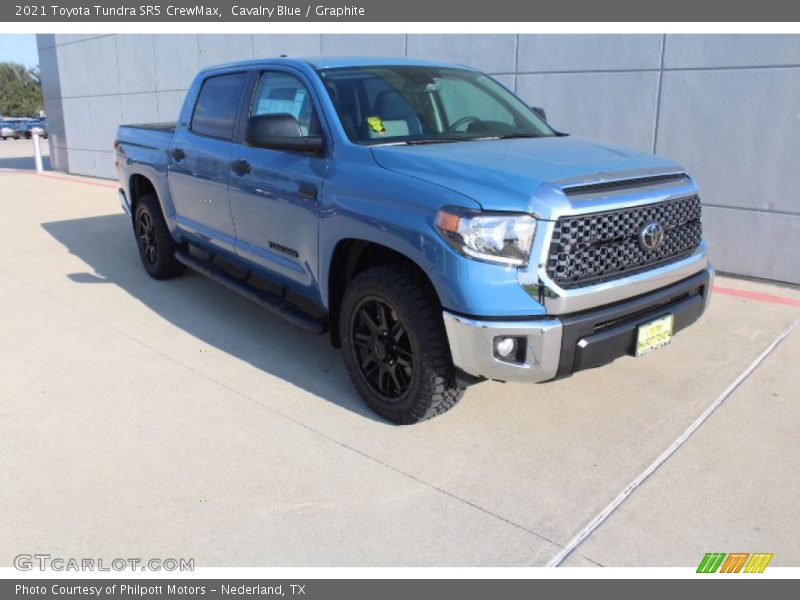 Cavalry Blue / Graphite 2021 Toyota Tundra SR5 CrewMax