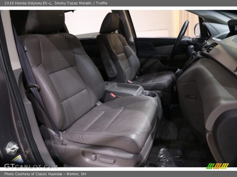 Smoky Topaz Metallic / Truffle 2016 Honda Odyssey EX-L