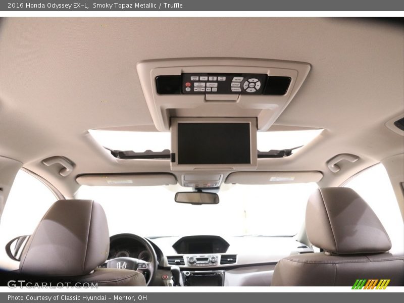 Smoky Topaz Metallic / Truffle 2016 Honda Odyssey EX-L