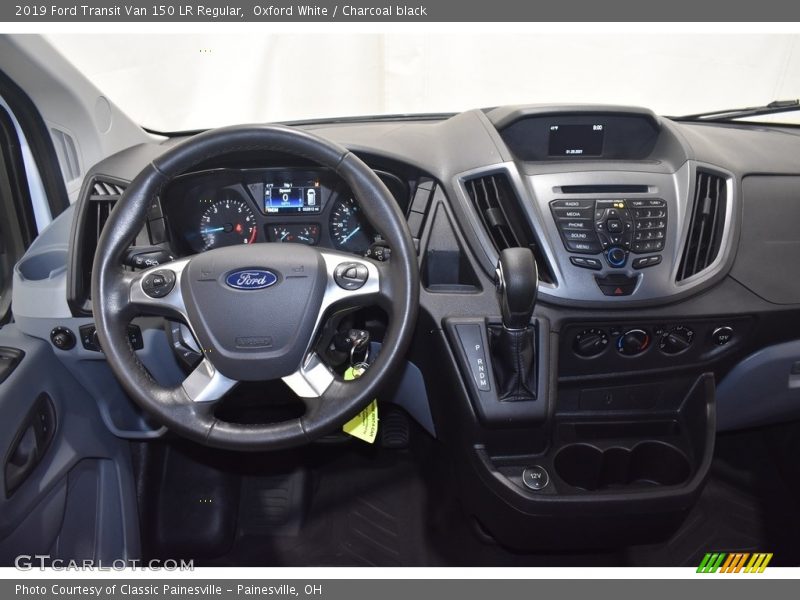 Oxford White / Charcoal black 2019 Ford Transit Van 150 LR Regular