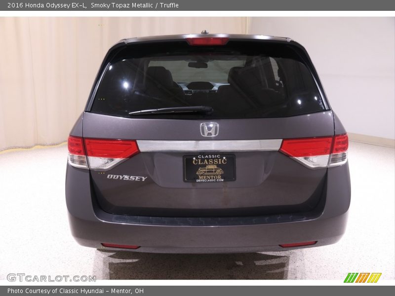 Smoky Topaz Metallic / Truffle 2016 Honda Odyssey EX-L