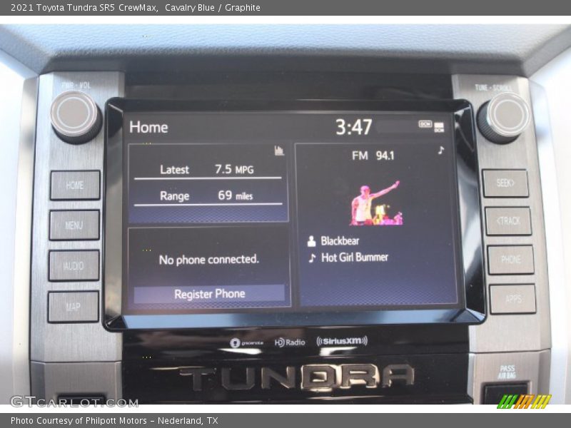 Cavalry Blue / Graphite 2021 Toyota Tundra SR5 CrewMax