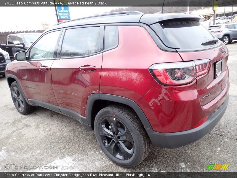 Velvet Red Pearl / Black 2021 Jeep Compass Altitude 4x4